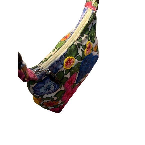 Forever by Fossil Handbag Floral Embroidered Purse Bag - Picture 6 of 9